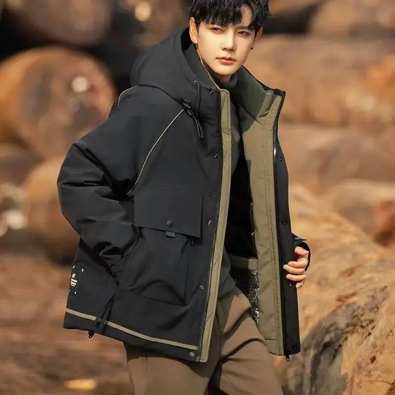 Winter Clothing Taiwan - Heren donsjas werkkleding verdikt los warm
