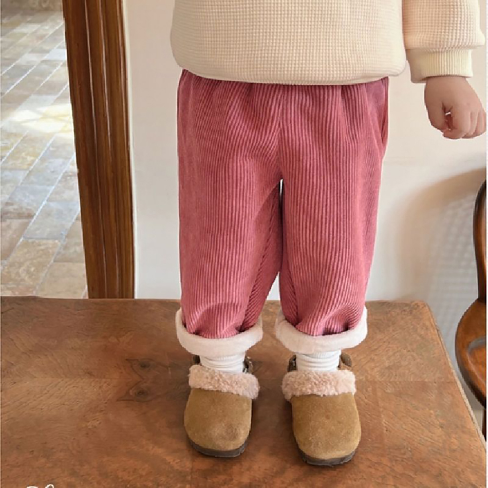 Winter Clothing List - Baby Kids Corduroy Broek Kinderen Fleece