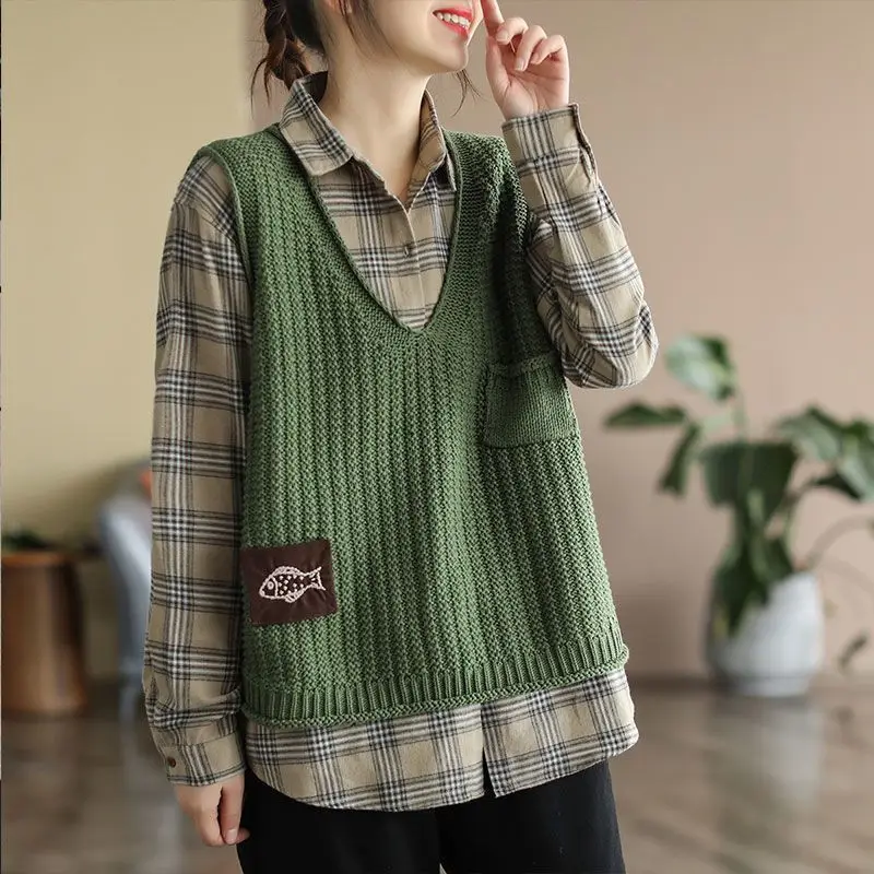 Winter Clothing Offer - Dames Trui Effen Cropped Vest Korte