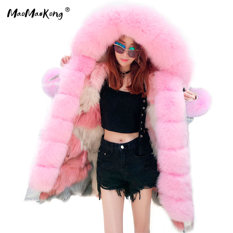 Winter Clothing Brands - Maomaokong Merk Lange Winterjas Vrouwen Outwear