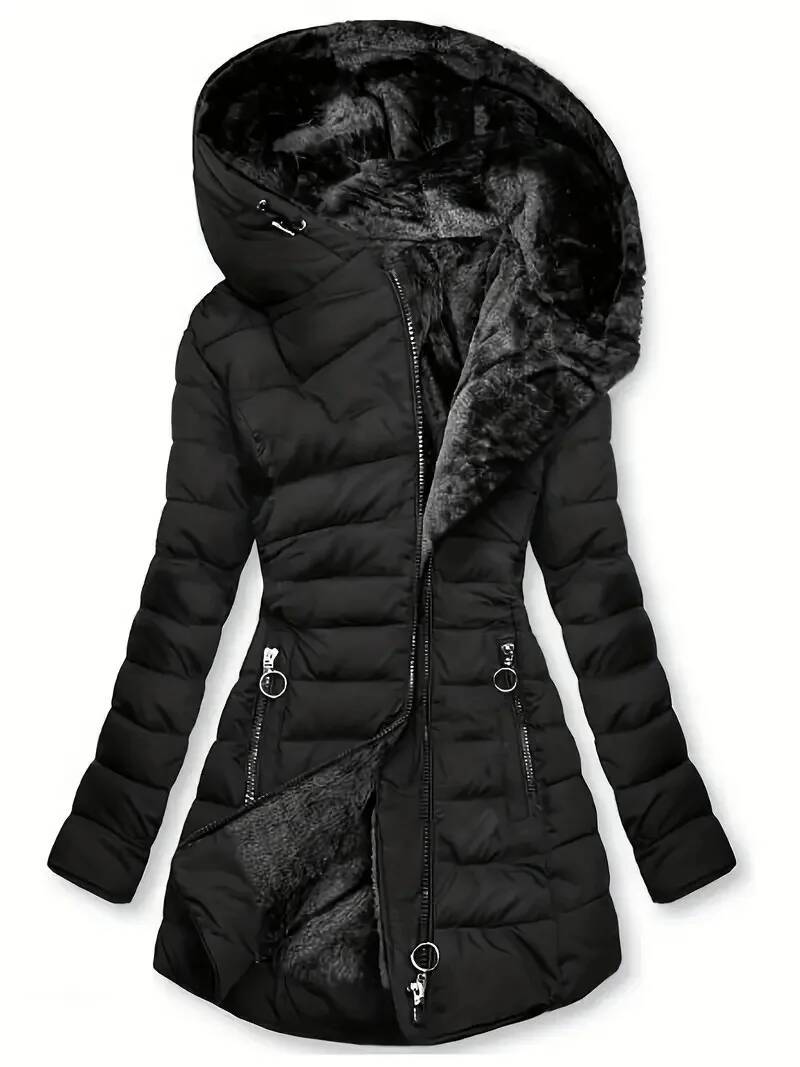 Winter Clothing Taiwan - Winter warm getailleerd jack met capuchon,
