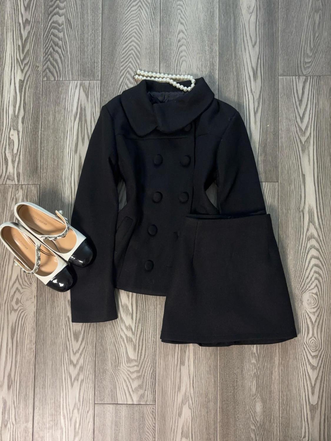 Winter Clothing Sales - Franse Winter Elegante Party Tweedelige Set