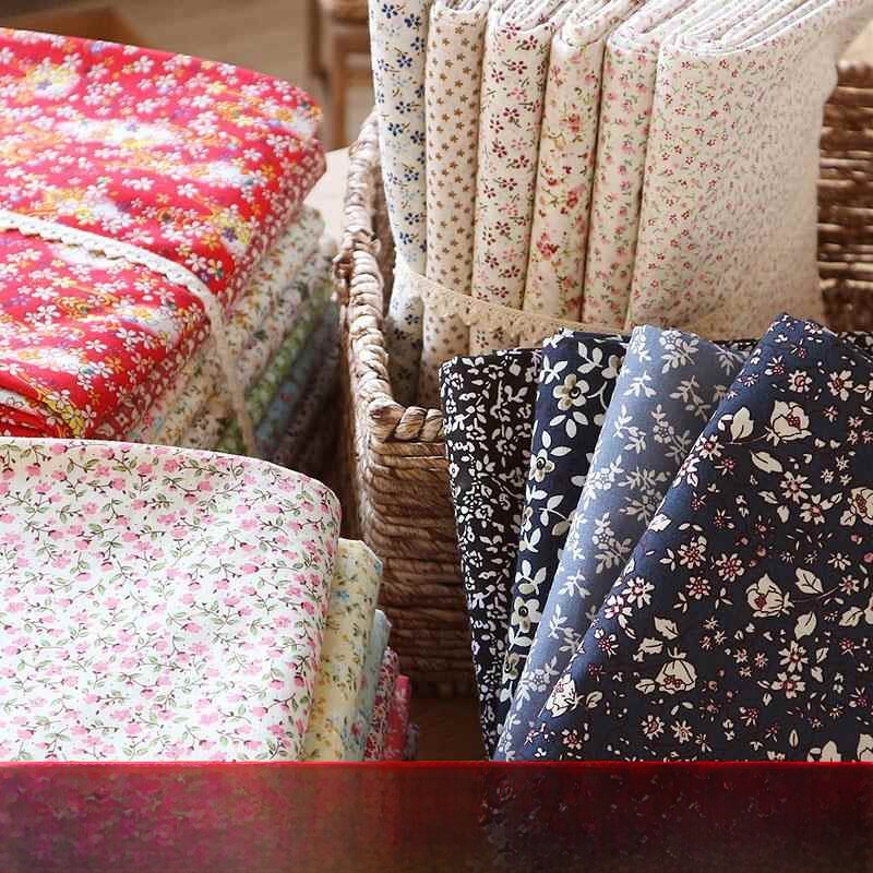 Winter Clothing Material - Puur katoenen flanel print bloemenstof herfst