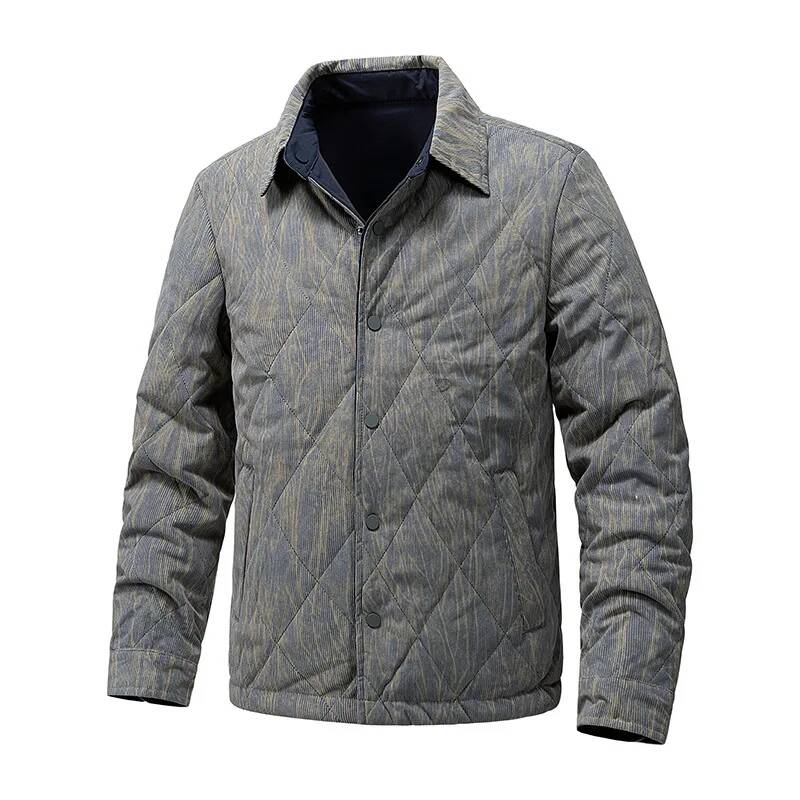 Winter Clothing Taiwan - Herentrui met grote retro-print, dubbelzijdig tie-dye,