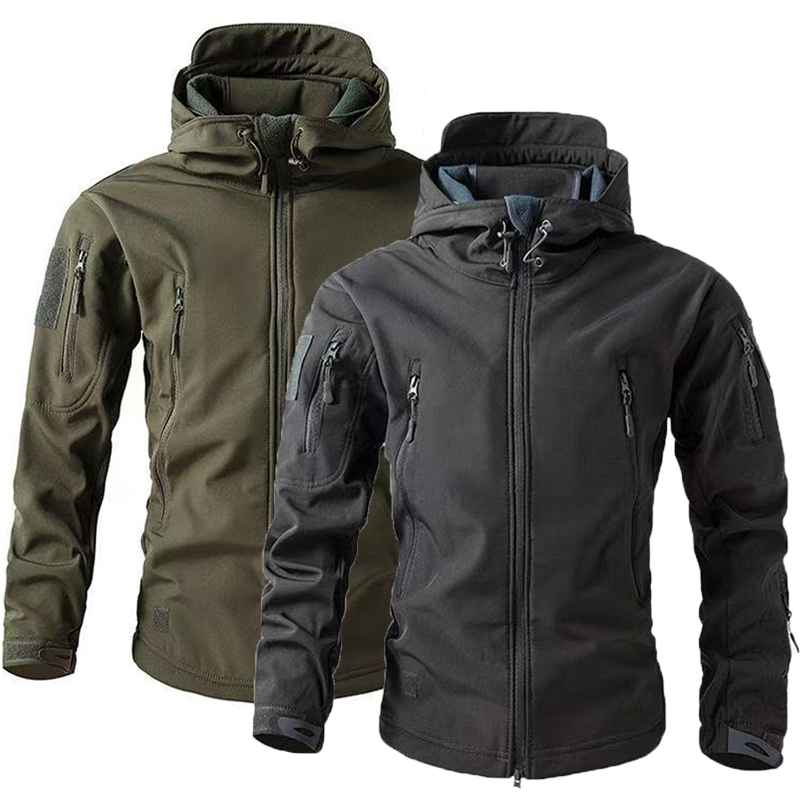 Windproof Jacket Softshell - Heren Winter Herfst Warm Softshell Fleece