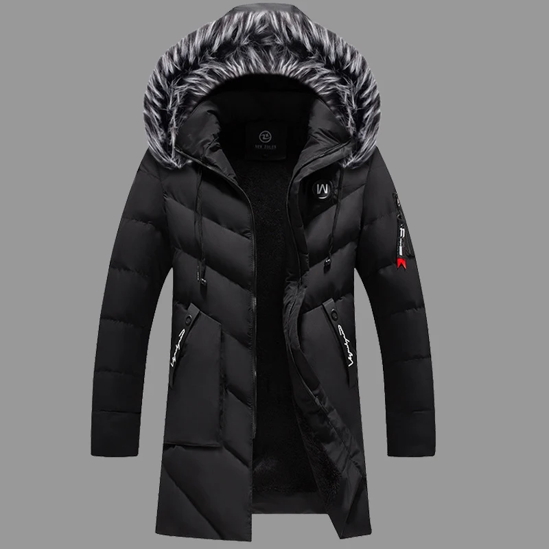 Winter Clothing Brands - Mannelijke Effen Katoenen Uitloper Jassen mannen
