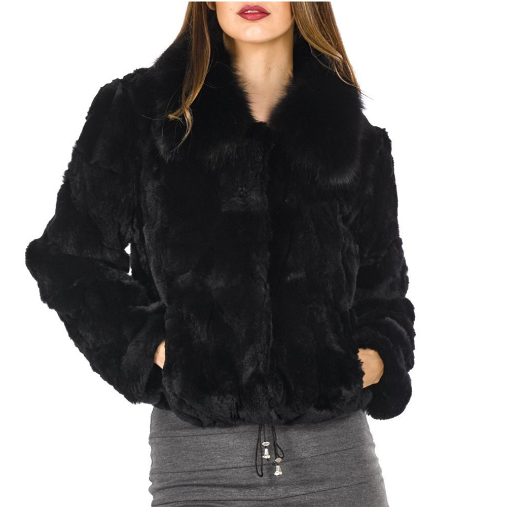 Winter Clothing Offer - Fancy Rani Echte Konijnenbontjas Vrouwen Winterjas