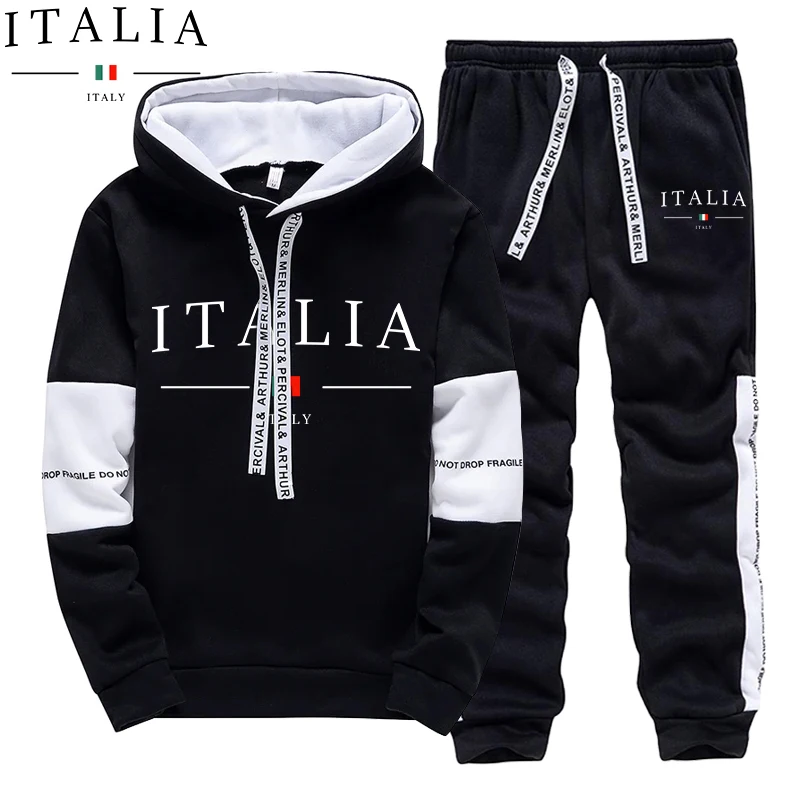 Winter Clothing Hoodie - Herfst Winter Heren trainingspak Casual sweatshirts