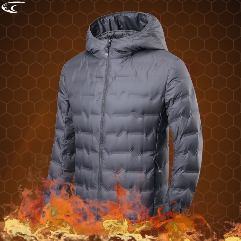 Winter Clothing Hiking - LNGXO Winter Warm Donsjack Heren Wandelen