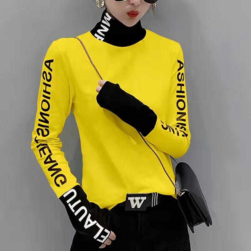 Kleding Warm T-shirt Gele Top  - Winter Clothing Offer recensie en prijs
