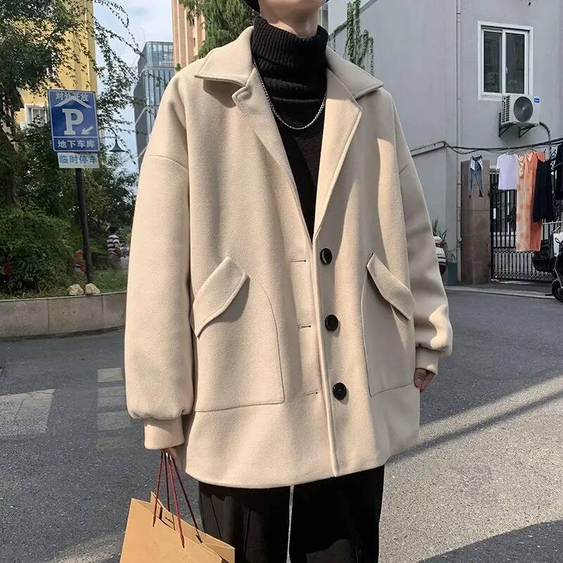 Koreaanse effen wollen jassen  - Winter Clothing Taiwan recensie en prijs