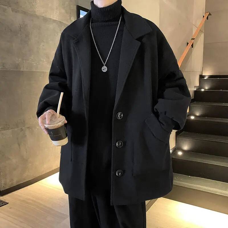 Koreaanse effen wollen jassen  - Winter Clothing Taiwan recensie en prijs