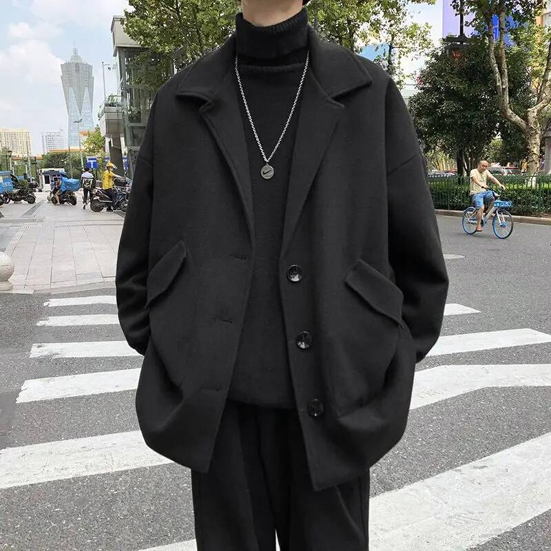Koreaanse effen wollen jassen  - Winter Clothing Taiwan recensie en prijs