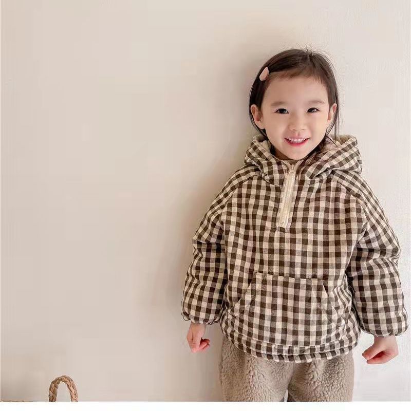 Mode Plaid Kinderjas 2026 Kore - Winter Clothing 1 Year Old recensie en prijs