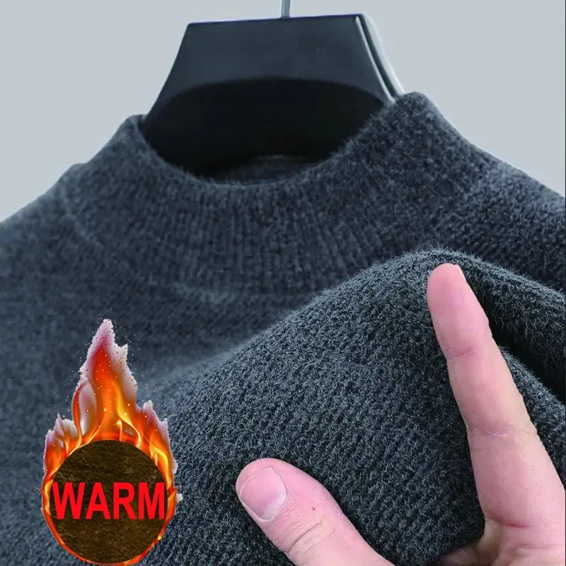 Heren gebreide trui nieuwe her - Winter Clothing Brands recensie en prijs