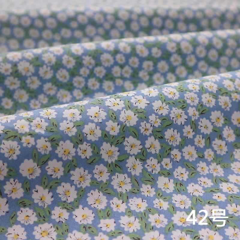 Puur katoenen flanel print blo - Winter Clothing Material recensie en prijs