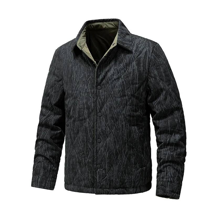 Herentrui met grote retro-prin - Winter Clothing Taiwan recensie en prijs