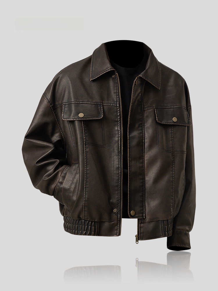 Trendy loszittende leren heren - Winter Sun Clothing recensie en prijs