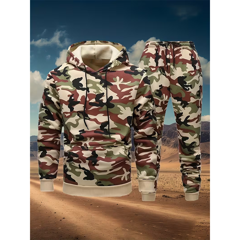 Herfst Camouflage 3D Print Hoo - Winter Clothing Hoodie recensie en prijs