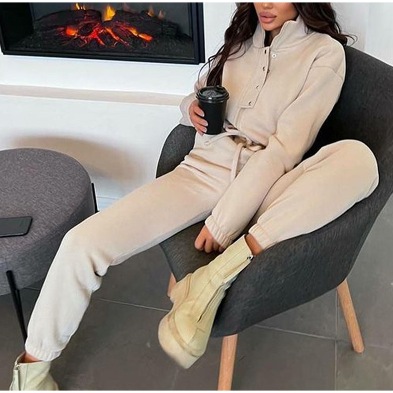 Casual Stand Kraag Jumpsuits V - Winter Clothing Sales recensie en prijs