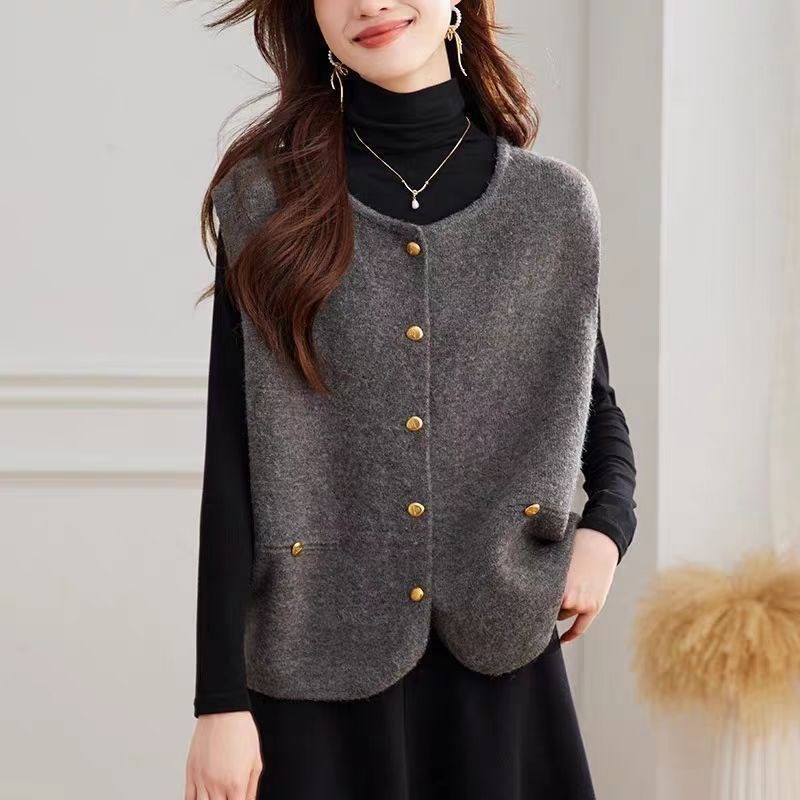 Dames Gebreid Vest Effen Mode  - Winter Clothing Offer recensie en prijs